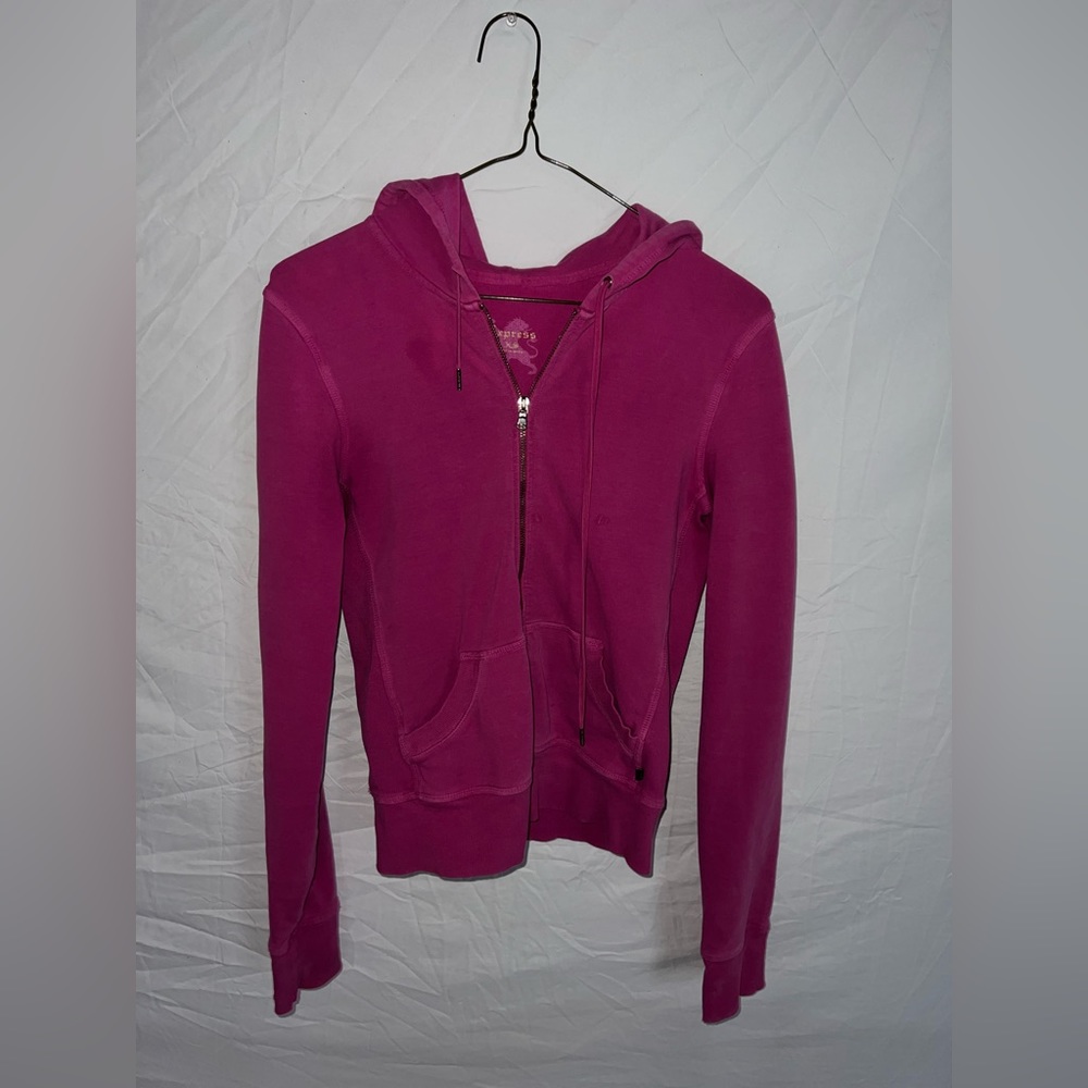 Pink Express zip up